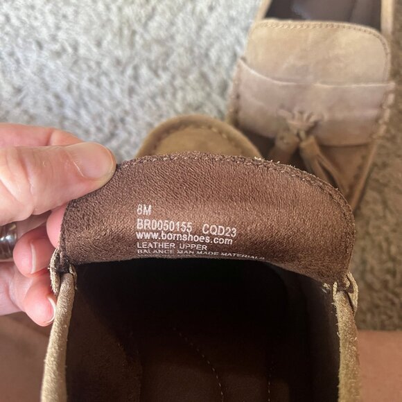 Born Capri Tassel Platform Loafer - Taupe Suede - Picture 5 of 5